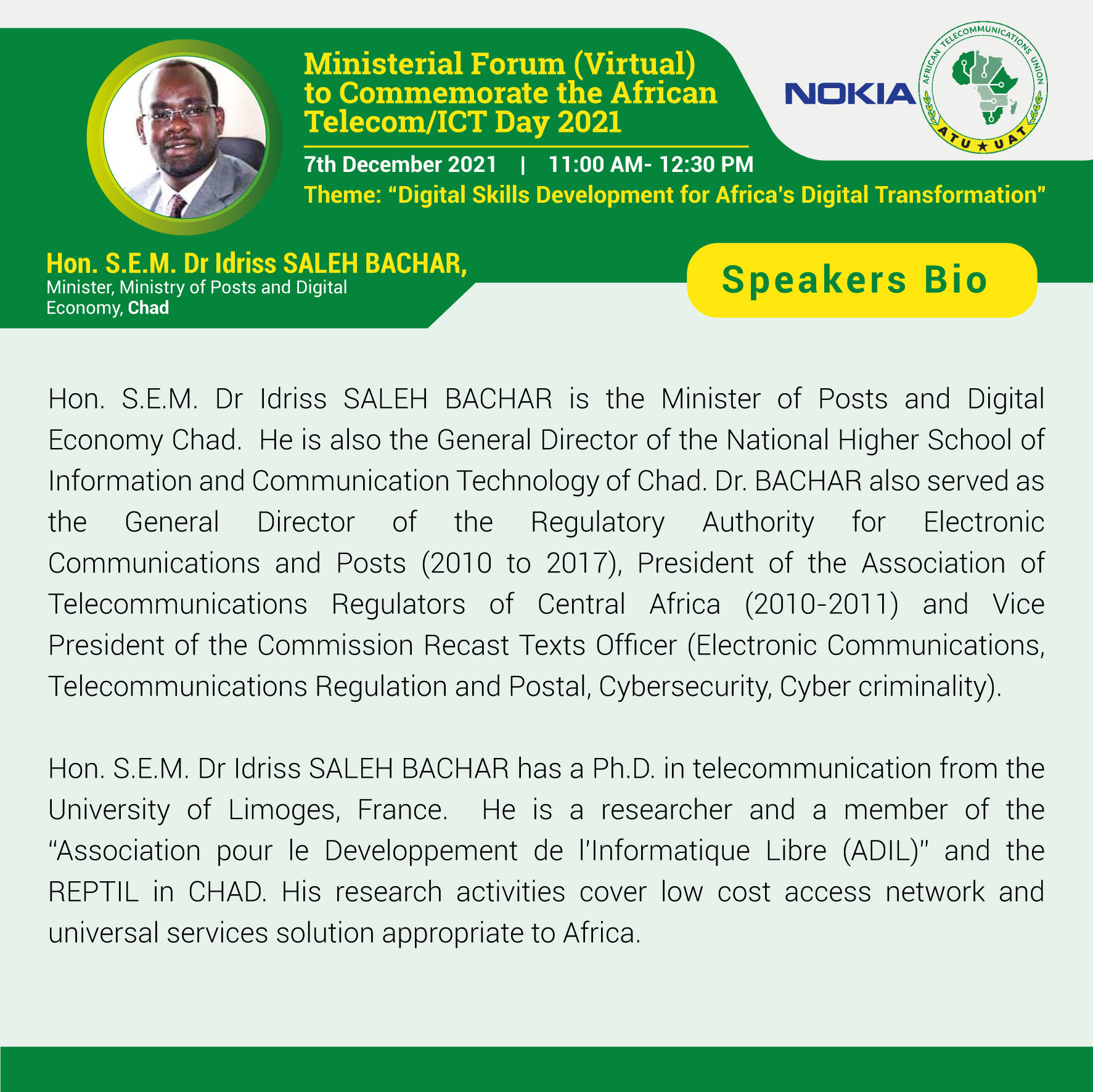 Dr. Saleh Bachar-Chad