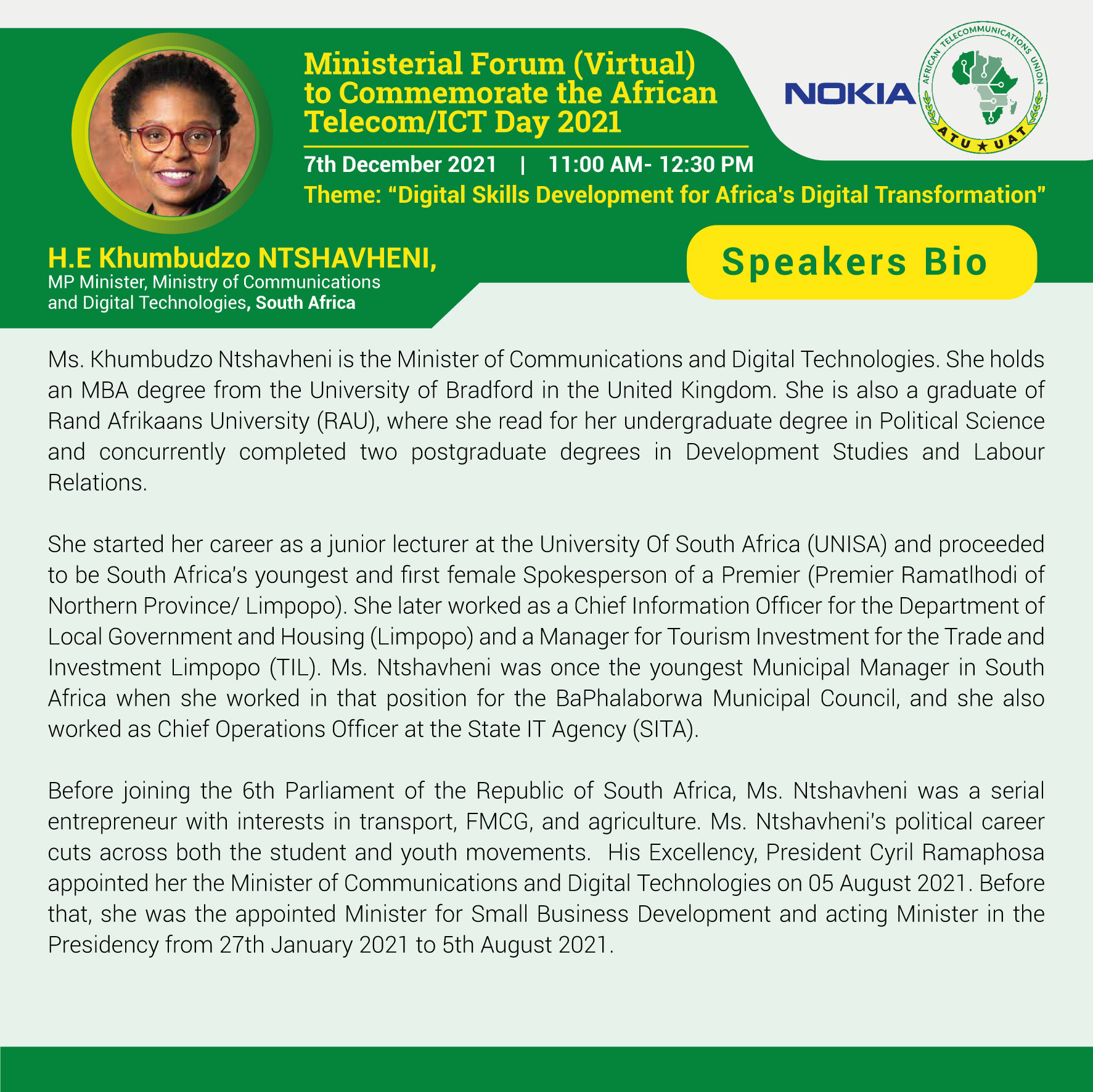H.E Khumbudzo-South Africa