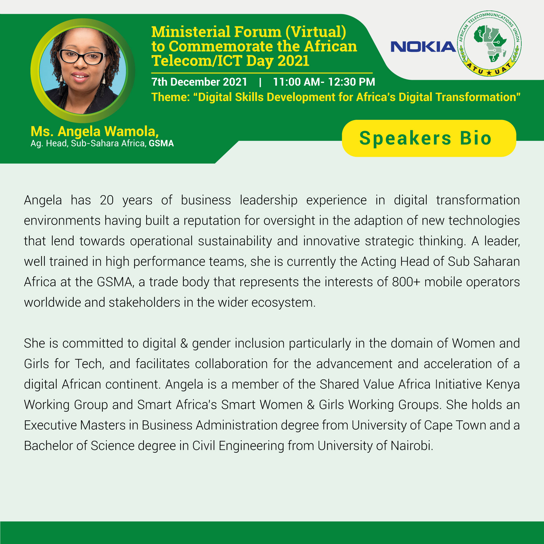 Ms. Wamola-GSMA